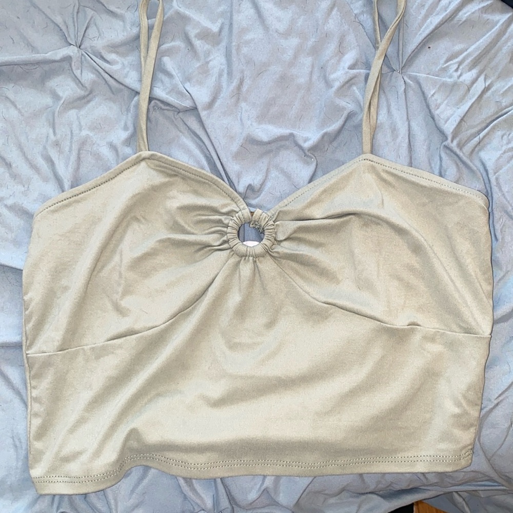 Sage green top